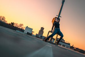 Fotoshooting auf dem Parkdeck in Bruchsal: Spontan, eiskalt, aber mega cool!